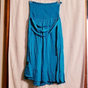 Juicy Couture Teal Strapless Beach Dress | NWOT